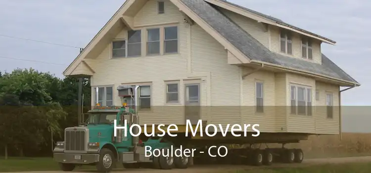 House Movers Boulder - CO