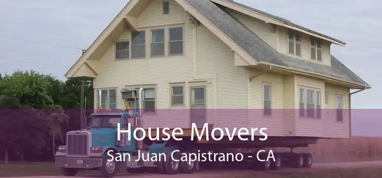 House Movers San Juan Capistrano - CA