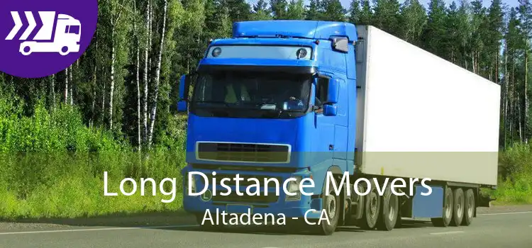 Long Distance Movers Altadena - CA