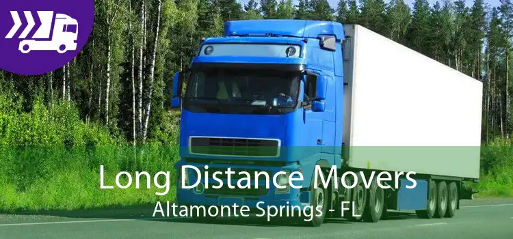 Long Distance Movers Altamonte Springs - FL
