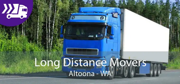 Long Distance Movers Altoona - WA