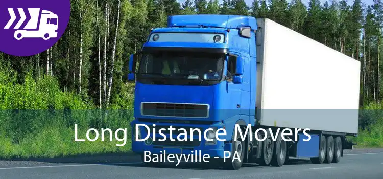 Long Distance Movers Baileyville - PA
