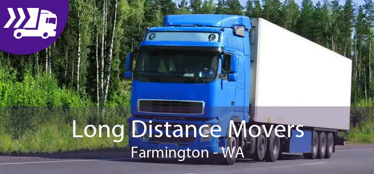 Long Distance Movers Farmington - WA