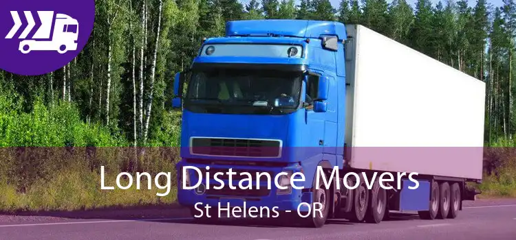 Long Distance Movers St Helens - OR