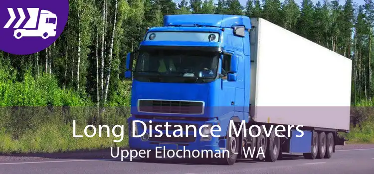 Long Distance Movers Upper Elochoman - WA